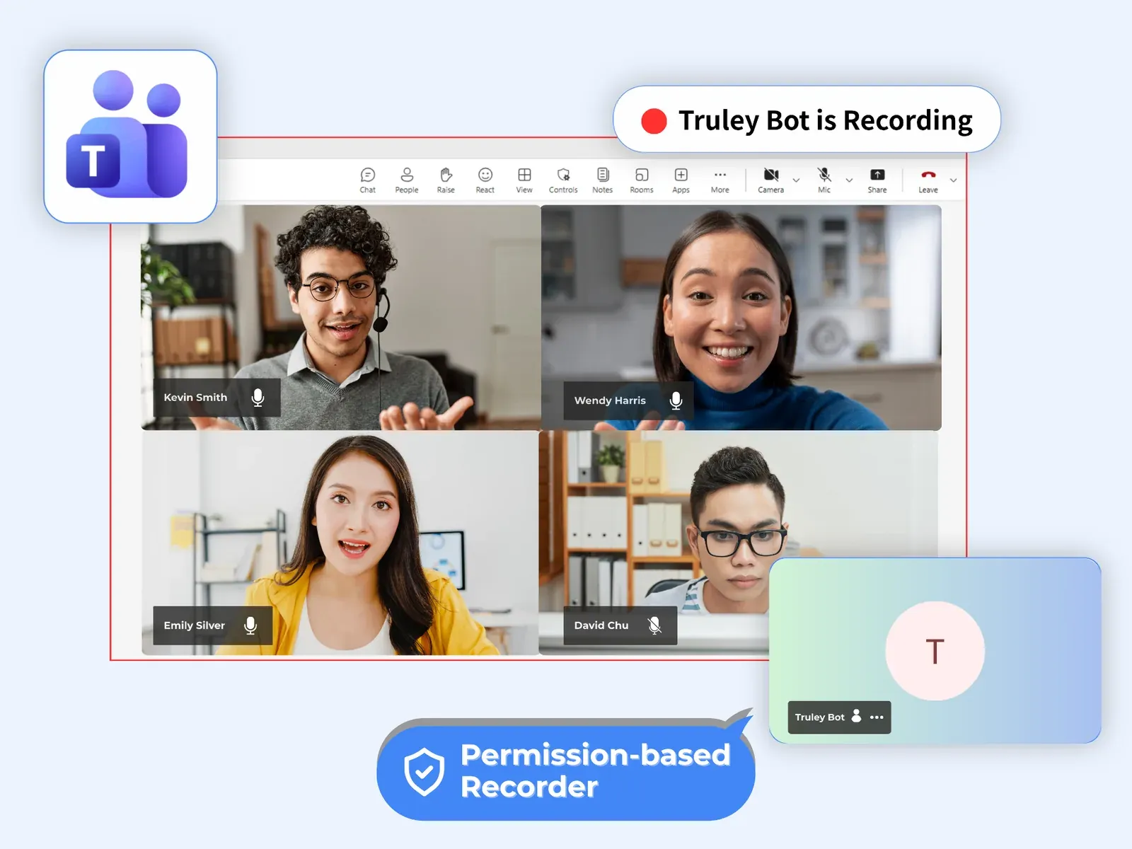 Online Meeting Recording UI
